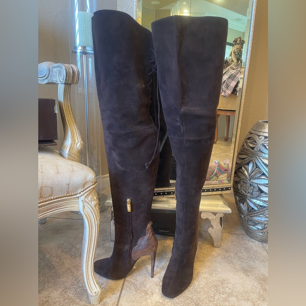 ROBERTO CAVALLI OVER THE KNEE BOOTS